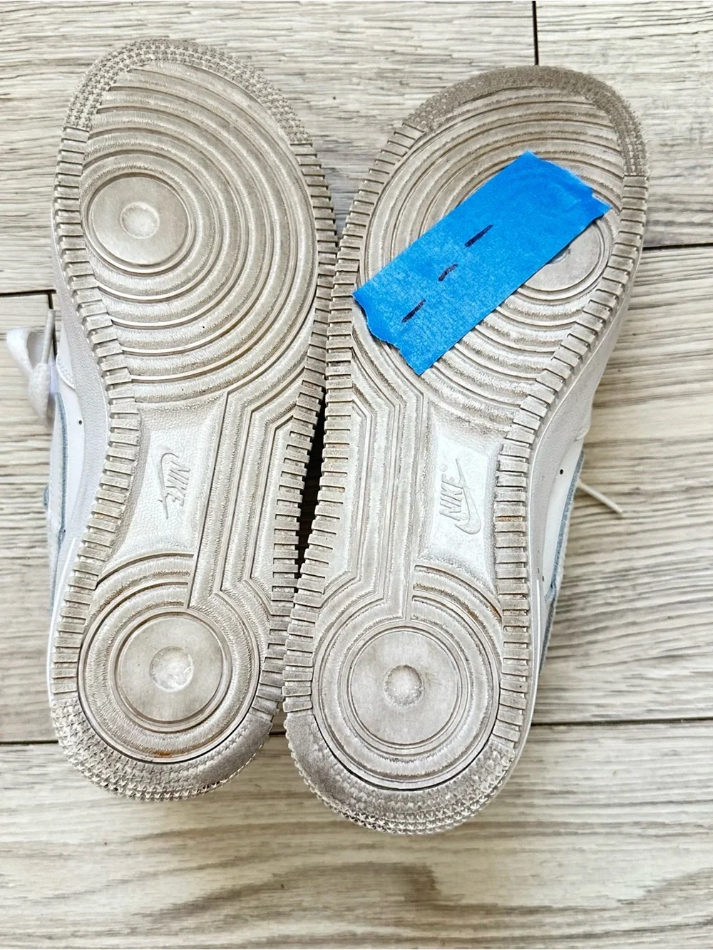 6Y Big Kids' Nike Air Force White Sneakers